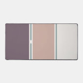 Pastel Stripes-2 – Clean Neutral Desk Layout Bureaumat (Voorkant)