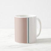 Pastel Stripes-2 – Design de mug neutre et doux (Devant droit)