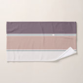 Pastel Stripes-2 – Style de serviette de spa minim (Serviette à main)
