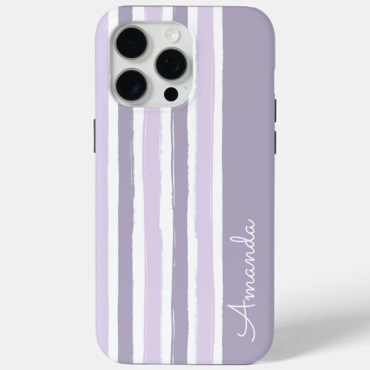 Pastel Stripes Coque-Mate coque iphone (Verso)
