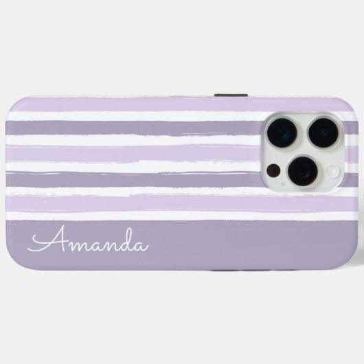 Pastel Stripes Coque-Mate coque iphone (Verso (horizontal))