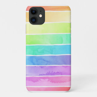 Pastel Stripes Design iPhone 11 Hoesje