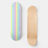 Pastel Stripes HAMbWG Skateboard (Recto)