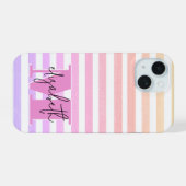 Pastel Stripes Monogramme (Verso Horizontal)