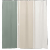 Pastel Stripes Variation 2 – Simple and Sleek Douchegordijn (Voorkant)