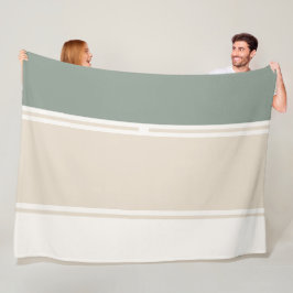 Pastel Stripes Variation 2 – Simple and Sleek Fleece Deken