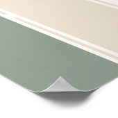 Pastel Stripes Variation 2 – Simple and Sleek Poster (Hoek)