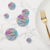 Pastel Stropdas Die Multicolor Confetti (Groep)