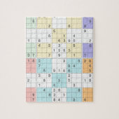 pastel sudoku legpuzzel (Verticaal)
