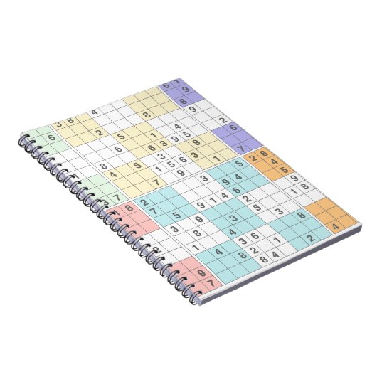 pastel sudoku notitieboek (Rechterzijde)
