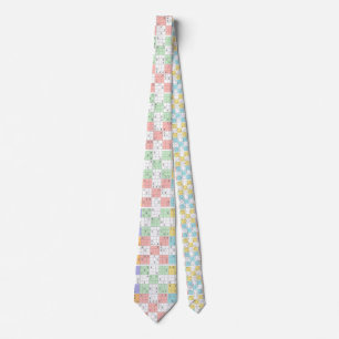 pastel sudoku stropdas
