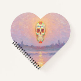 Pastel Sugar Skull-Notitieboek Notitieboek