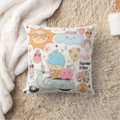 Pastel Summer Vibes Kussen (Deken)
