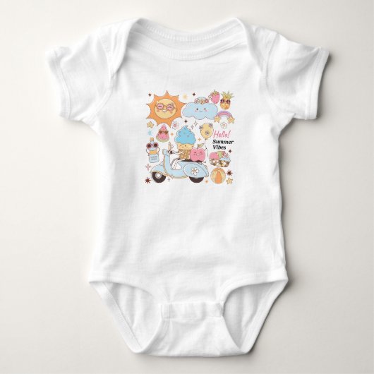 Pastel Summer Vibes Romper (Voorkant)