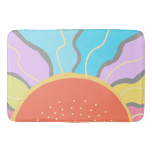 Pastel Sunrise Badmat