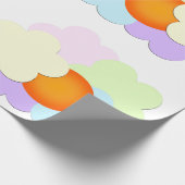 Pastel Sunrise Wrapping Paper Cadeaupapier (Hoek)