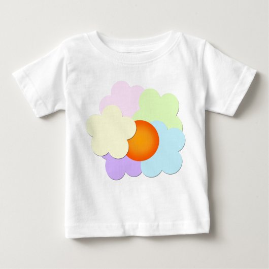 Pastel Sunset Baby T-Shirt (Voorkant)