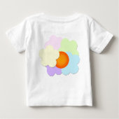 Pastel Sunset Baby T-Shirt (Achterkant)
