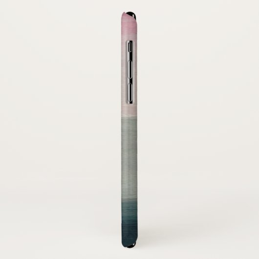 Pastel Sunset | coque iphone de monogramme (Dos/Gauche)