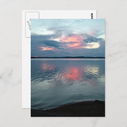 Pastel Sunset Custom briefkaart (Voorkant / Achterkant)