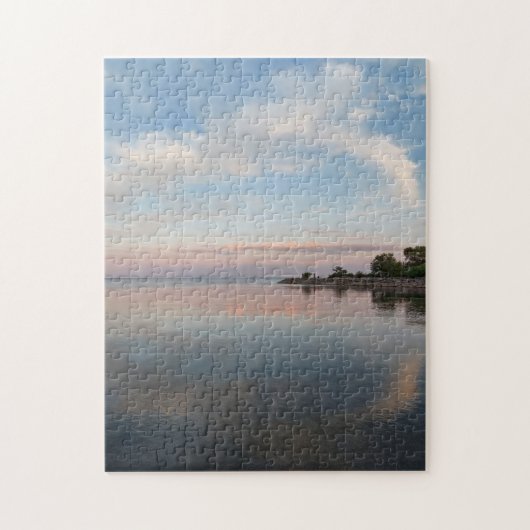 Pastel Sunset on Lake Ontario Legpuzzel (Verticaal)