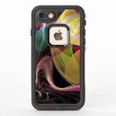 Pastel Swirling Rainbow Abstract (Achterkant)