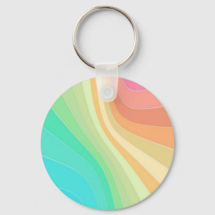 Pastel Swirls Sleutelhanger