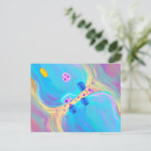 Pastel Synaps Briefkaart (Staand voorkant)