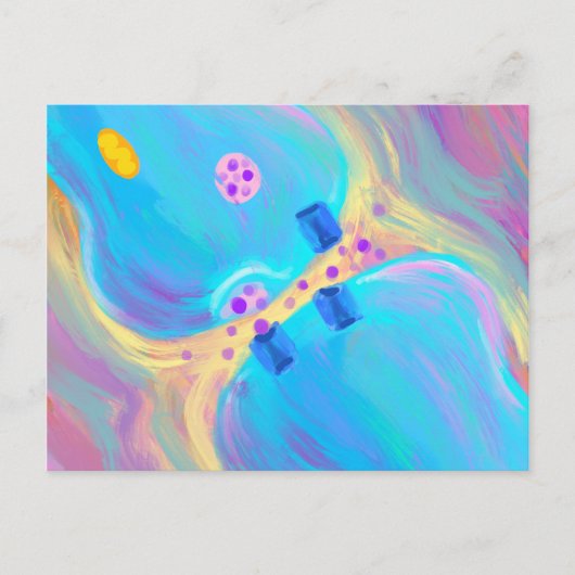 Pastel Synaps Briefkaart (Voorkant)