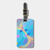 Pastel Synapse Bagagelabel (Voorkant verticaal)