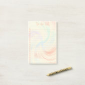 Pastel takenlijst ( Checklist) Post-it® Notes (Op bureau)