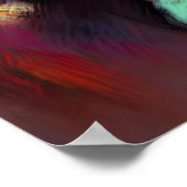 Pastel Tekening Abstract Man Poster (Hoek)