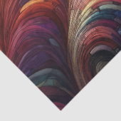 Pastel Tekening Abstracte Organische Bubble Kleurr Tissuepapier (Detail)