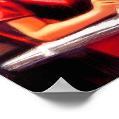 Pastel Tekening Diner Man Vrouw Poster (Hoek)