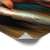 Pastel tekening Handsome Shirtless Man Poster (Hoek)