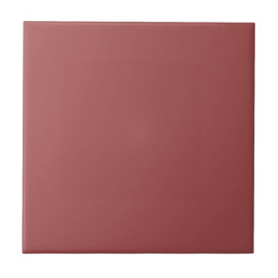 Pastel Terracotta Solid Color Tile Tegeltje