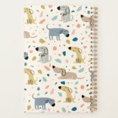 Pastel Terrazzo Funny Mignonne Chien Motif (Dos)