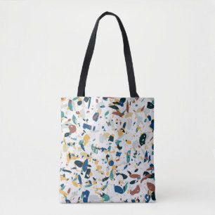 Pastel Terrazzo: modern Abstract patroon. Draagtas