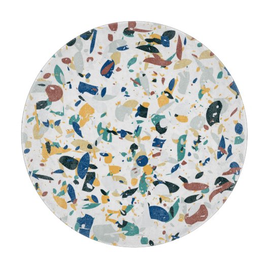 Pastel Terrazzo: modern Abstract patroon. Snijplank (Voorkant)