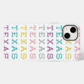 Pastel Texas, Texas Case-Mate iPhone Case (Achterkant (horizontaal))