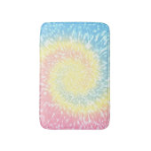 Pastel Tie Dye Hippie Swirl Badmat (Voorkant Verticaal)