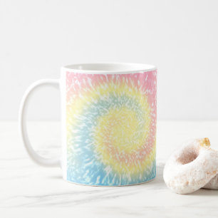 Pastel Tie Dye Hippy Swirl Koffiemok
