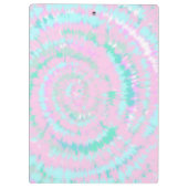 Pastel Tie Dye Pattern Personalized Cute Trendy Klembord (Achterkant)