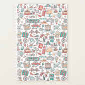 Pastel Tourist Pattern Planner (Voorkant)
