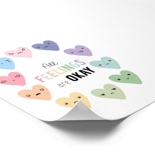 Pastel Tous les sentiments OK affiche (Coin)