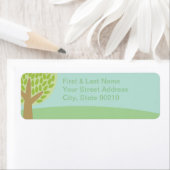 Pastel Tree & Sky Etiket (Insitu)