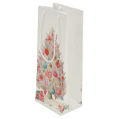 pastel tree wijn cadeautas (Achterkant Gekanteld)
