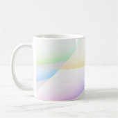 Pastel Triangles Café Mug (Gauche)