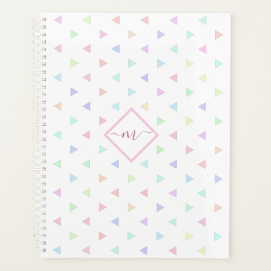 Pastel Triangles Motif Multicolor (Devant)