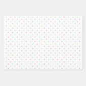 Pastel Triangles Pattern Multicolor Inpakpapier Vel (Voorkant 2)